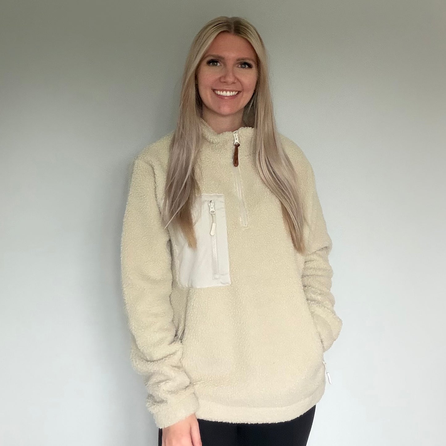 Cream Borg Fleece