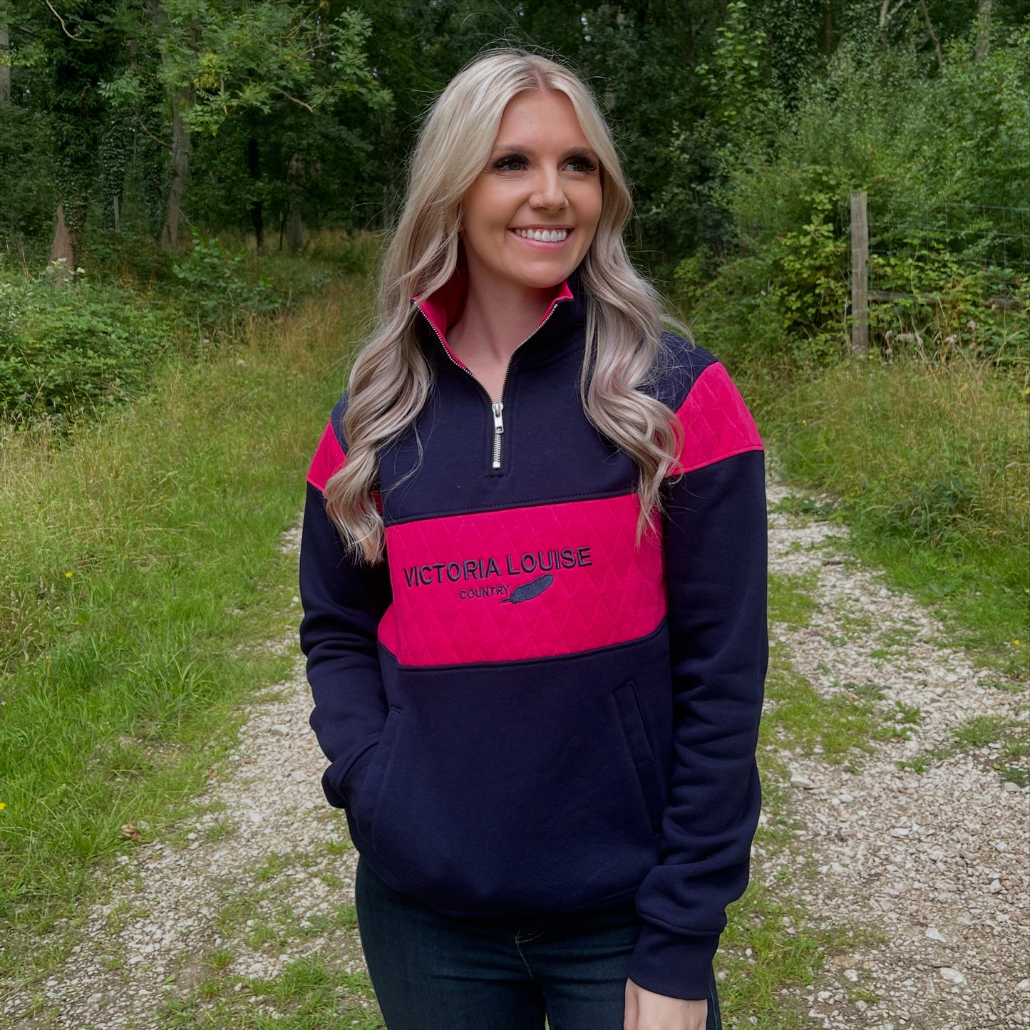 Pink Stanton Quarter Zip