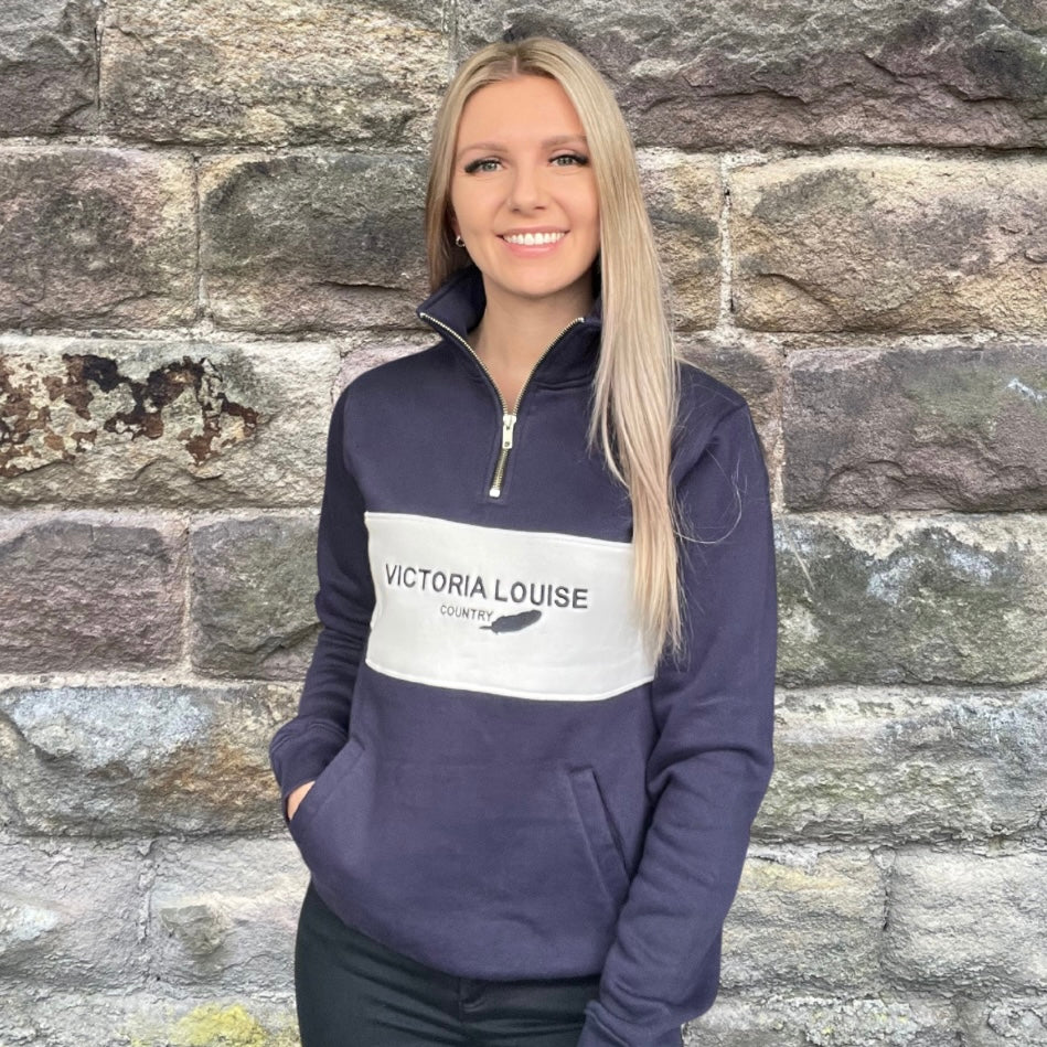 Navy Derbyshire Quarter Zip