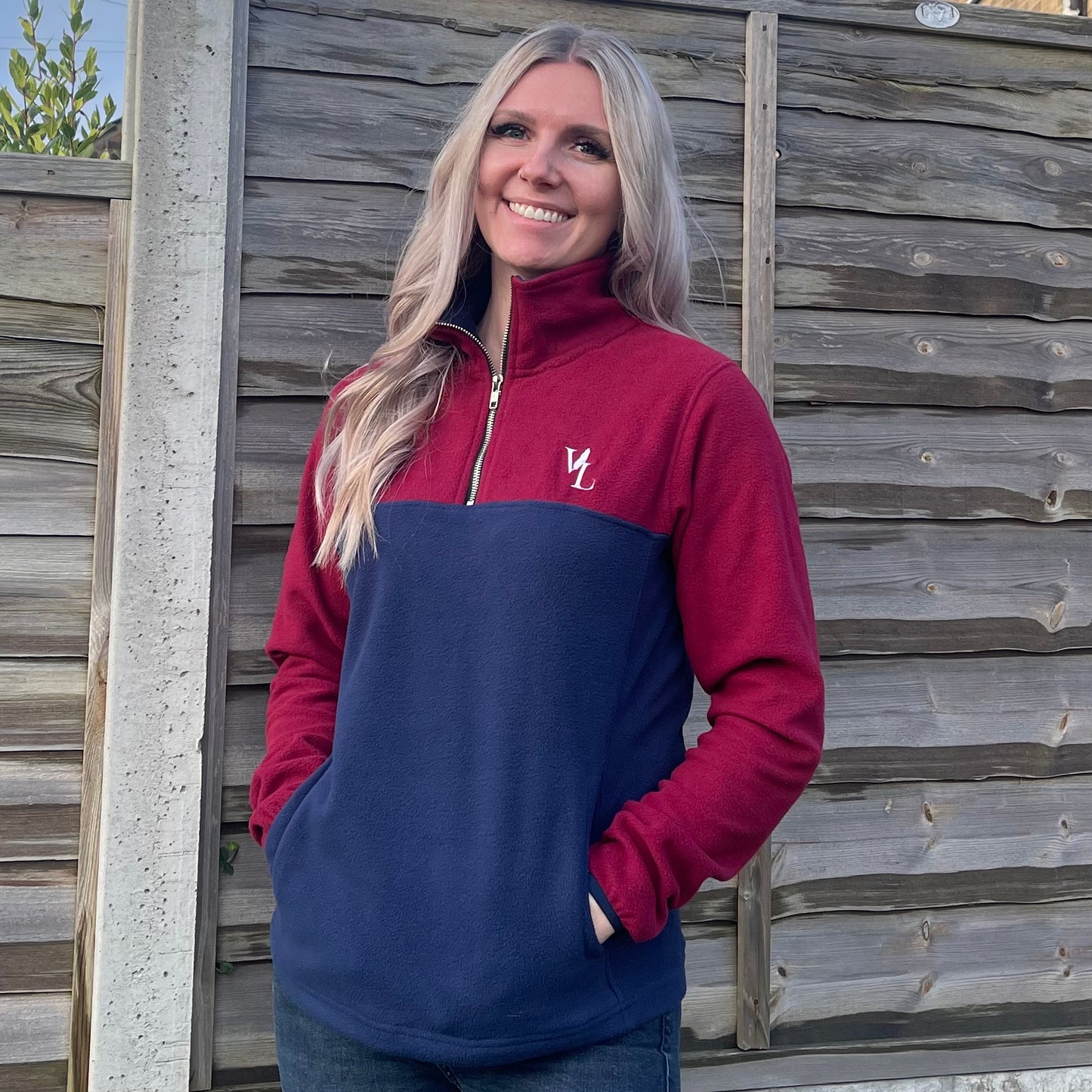 Burgundy Bamford Fleece