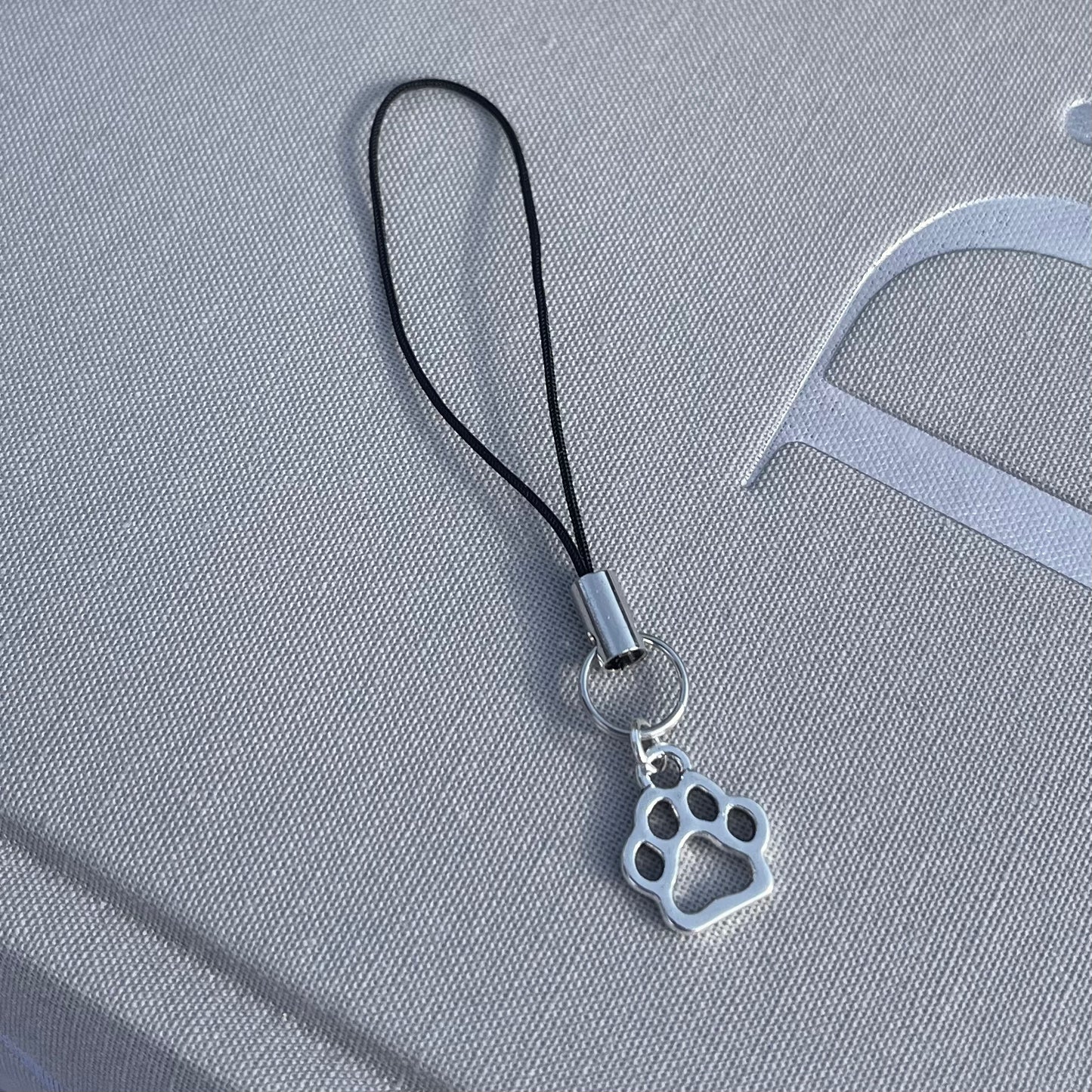Paw Print Phone Charm