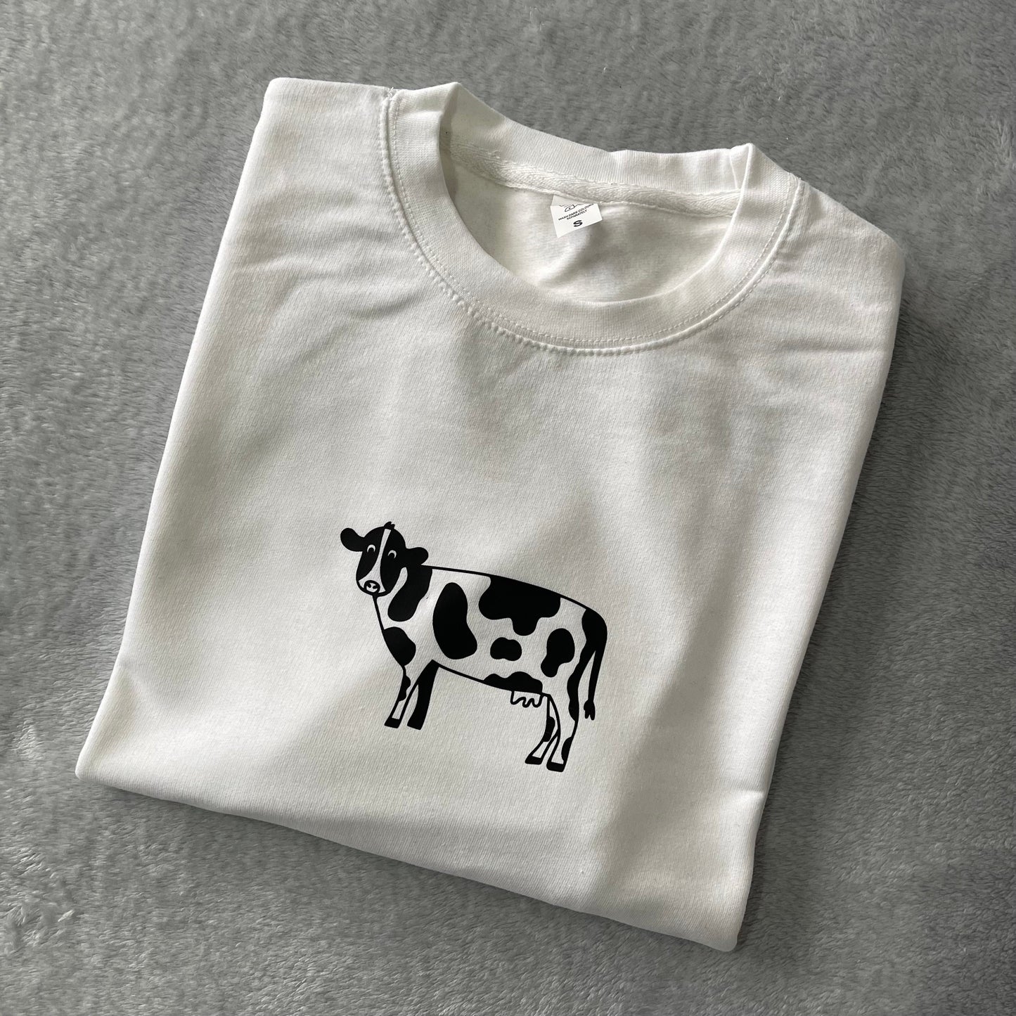 White Cow Sweatshirt