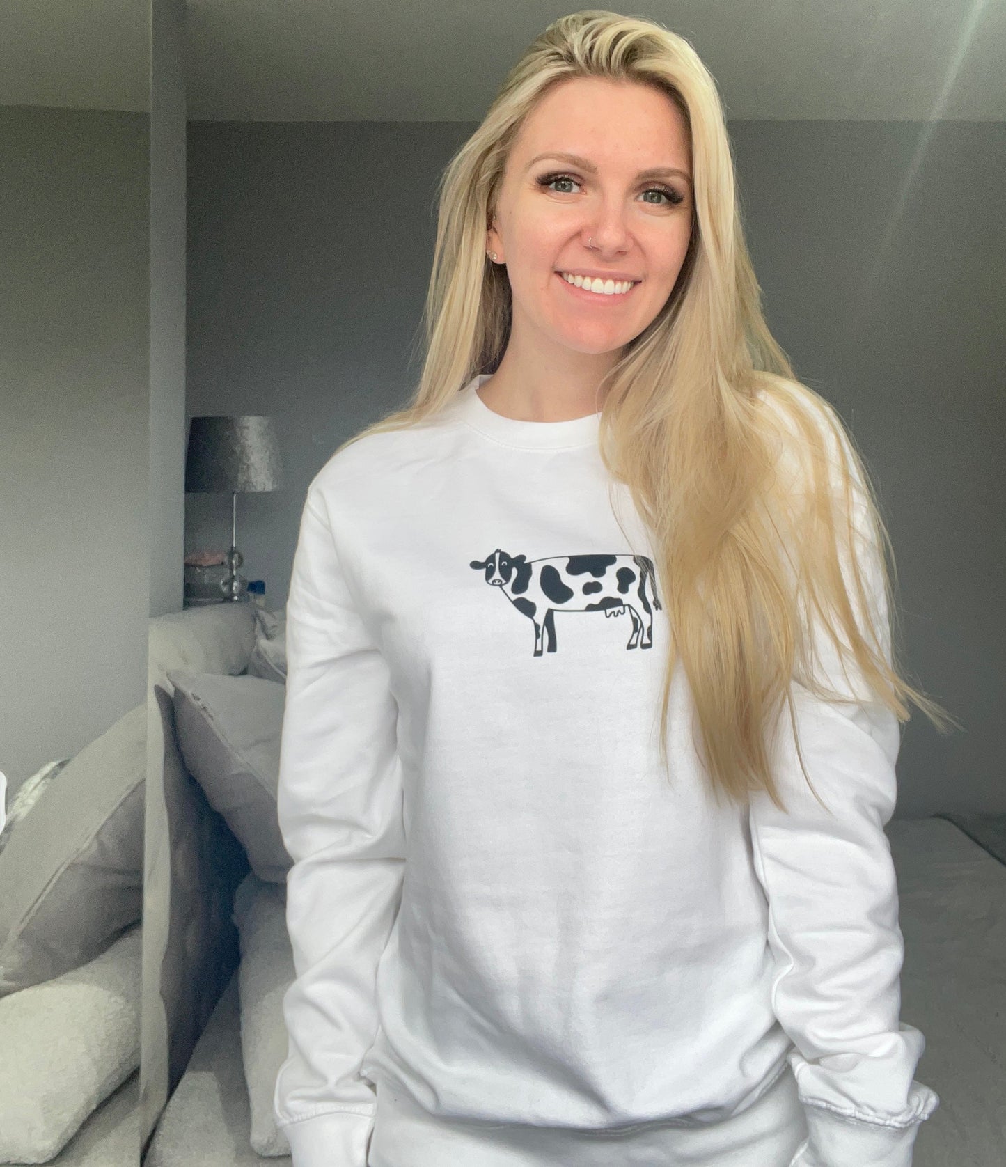 White Cow Sweatshirt