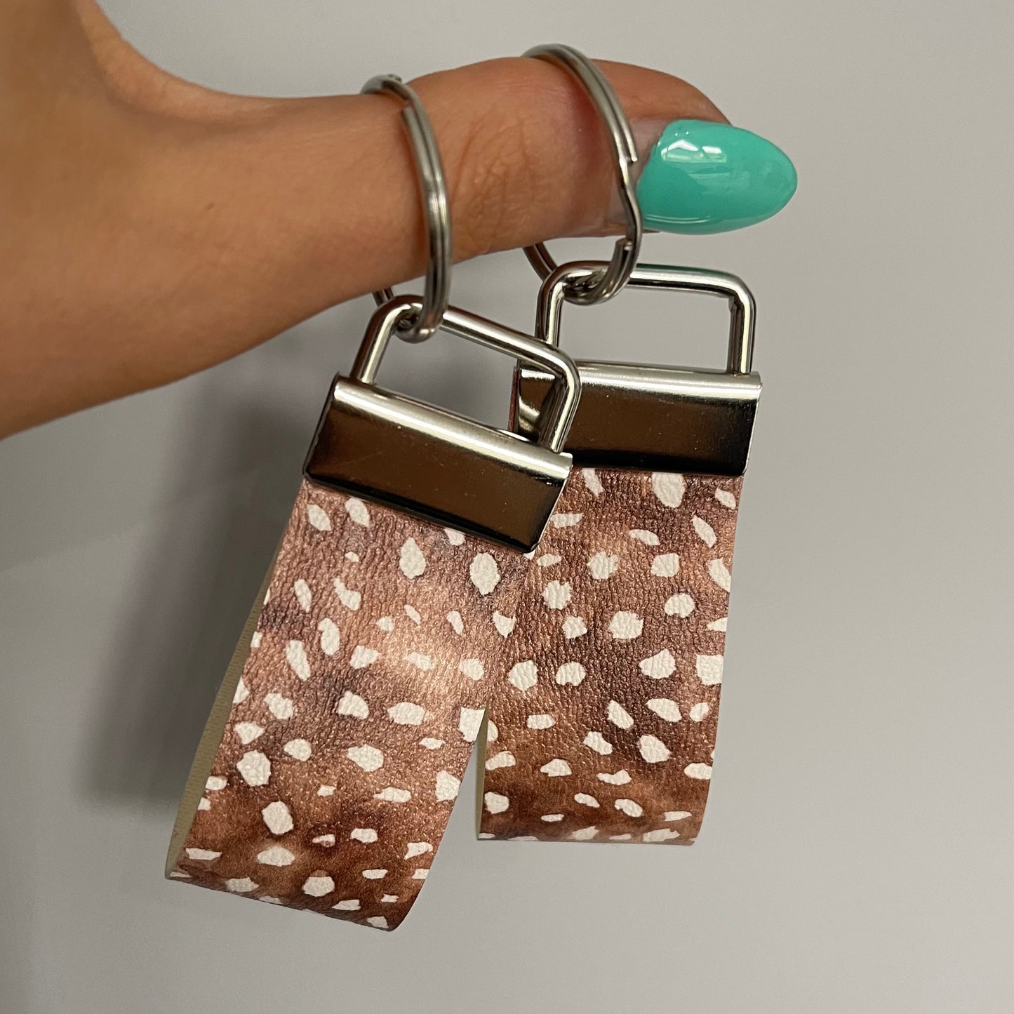 Deer Print Keyring