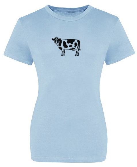 Baby Blue Cow T Shirt