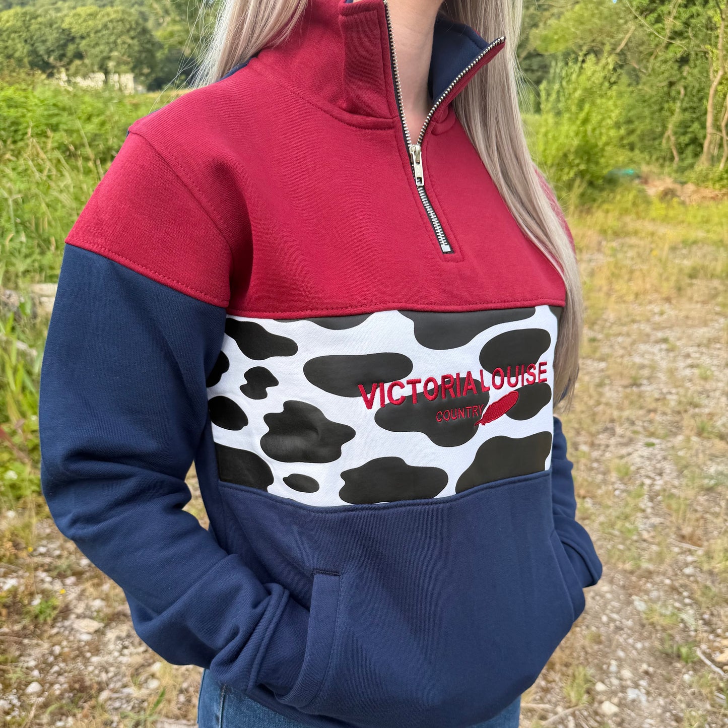 Burgundy Ashford Quarter Zip