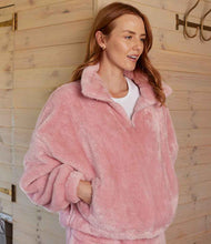 Load image into Gallery viewer, Plush Quarter Zip - Pink