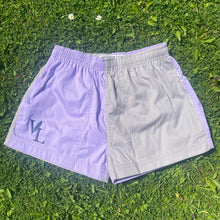 Load image into Gallery viewer, Lilac and Grey Shorts