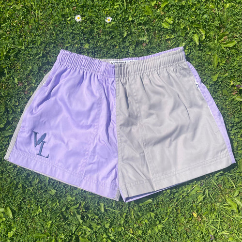 Lilac and Grey Shorts