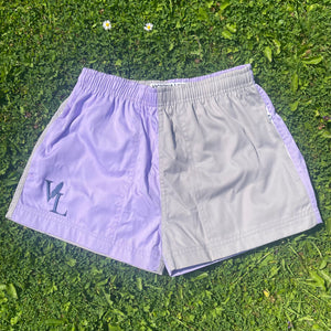 Lilac and Grey Shorts