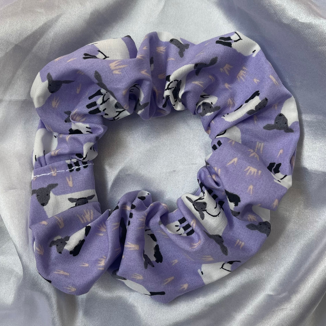 Lilac Sheep Scrunchie