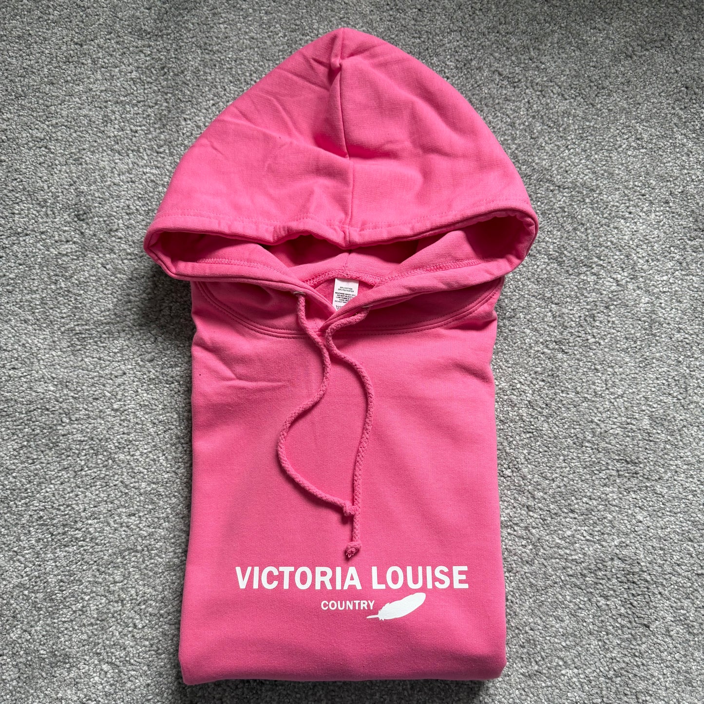 Pink Signature Hoodie Large