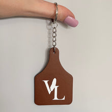 Load image into Gallery viewer, Signature Logo Ear Tag Keyring