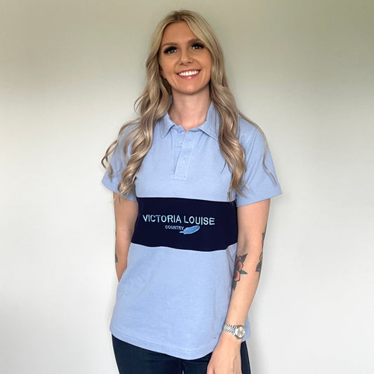 Sky Blue Polo T Shirt