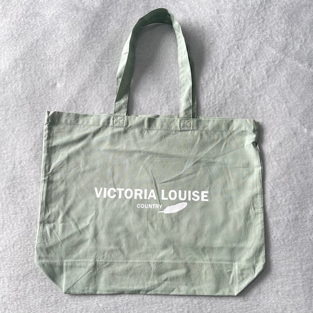 Sage Green Signature Tote Bag