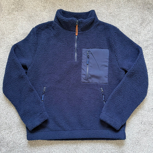 Navy Borg Fleece