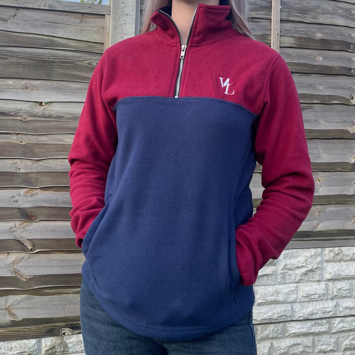 Burgundy Bamford Fleece