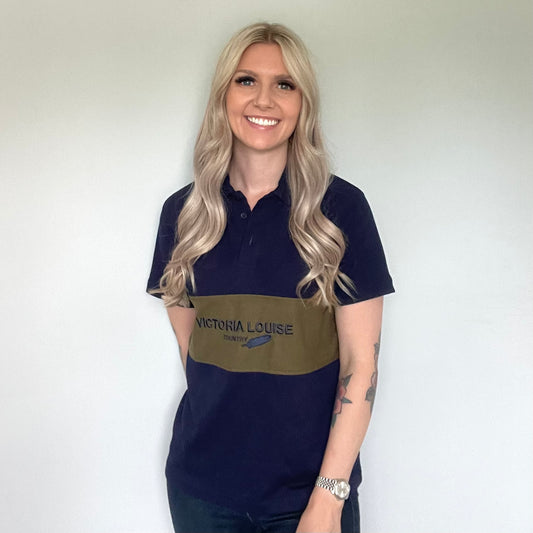 Navy & Olive Polo T Shirt