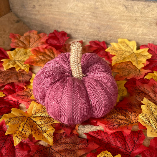 Rose Cable Knit Pumpkin XS