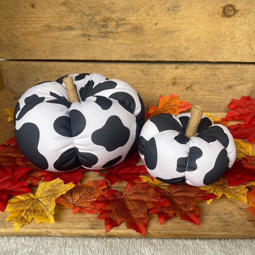 Cow Print Pumpkin