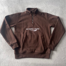 Load image into Gallery viewer, Chocolate Derwent Quarter Zip