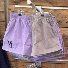 Load image into Gallery viewer, Lilac and Grey Shorts