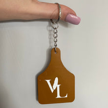 Load image into Gallery viewer, Signature Logo Ear Tag Keyring