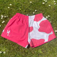 Load image into Gallery viewer, Pink Cow Print Shorts