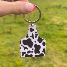 Load image into Gallery viewer, Cow Ear Tag Keyring