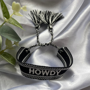 Howdy Fabric Bracelet