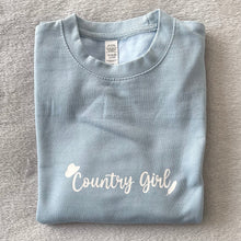 Load image into Gallery viewer, Baby Blue Country Girl Sweatshirt