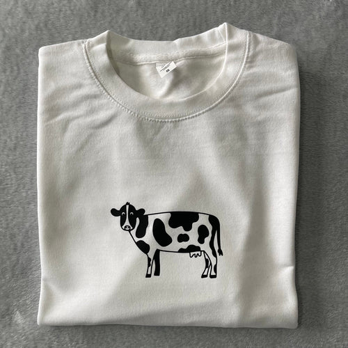 White Cow Sweatshirt