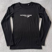 Load image into Gallery viewer, Black Long Sleeve Signature T Shirt