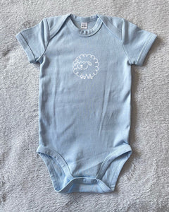 Baby Blue Sheep Baby Grow