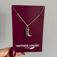 Load image into Gallery viewer, Cowboy Boot Necklace