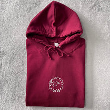 Load image into Gallery viewer, Burgundy Sheep Hoodie