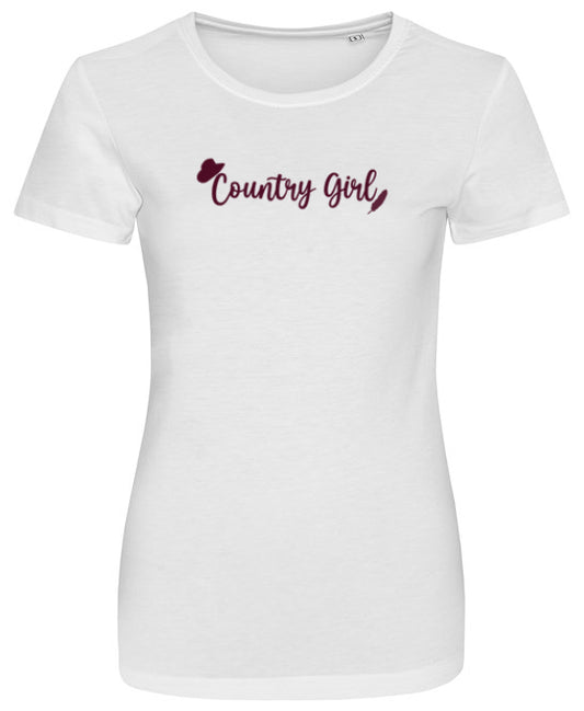 White Country Girl T Shirt