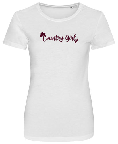 White Country Girl T Shirt