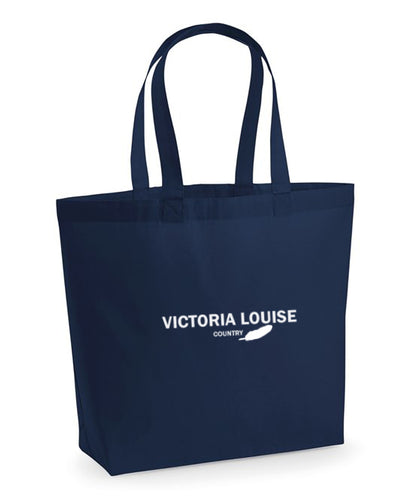 Navy Signature Tote Bag