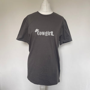 Grey Cowgirl T Shirt