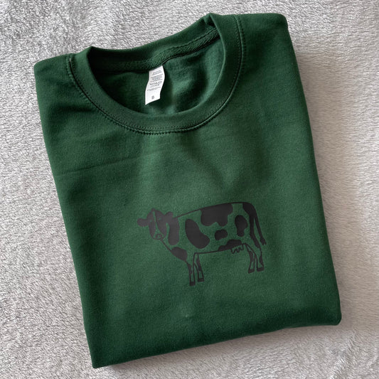 Green Cow Sweatshirt