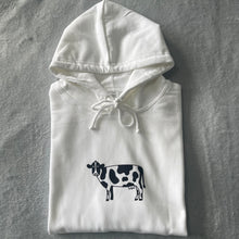 Load image into Gallery viewer, White Cow Hoodie