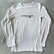 Load image into Gallery viewer, White Long Sleeve Signature T Shirt