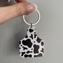 Load image into Gallery viewer, Cow Ear Tag Keyring