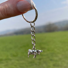 Load image into Gallery viewer, Cow Keyring