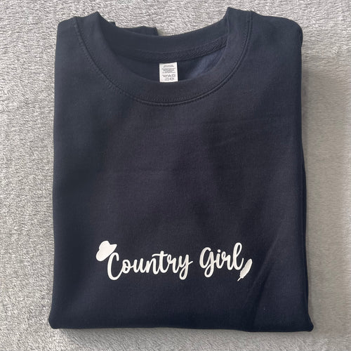 Navy Country Girl Sweatshirt