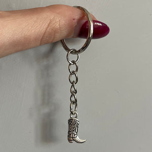 Cowboy Boot Keyring