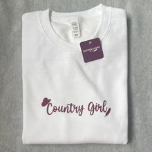 Load image into Gallery viewer, White Country Girl Sweatshirt