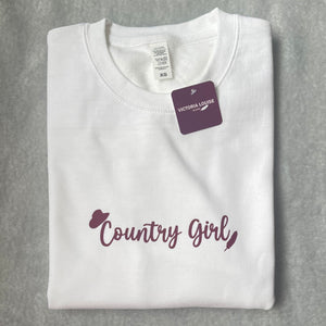 White Country Girl Sweatshirt