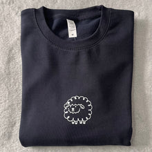 Load image into Gallery viewer, Navy Sheep Sweatshirt